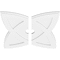Ekena Millwork Cosmo Architectural Grde PVC Contemporary Ceiling Medallion, Two Piece, 26"OD x 3"ID x 9 3/4"C x 1"P CMP26CM2-03000 - alternate 3